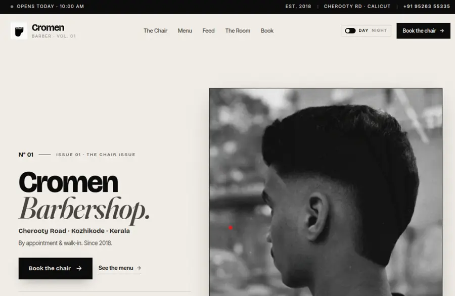 Cromen — live grooming brand site
