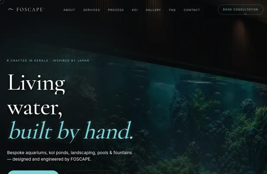 Foscape — live lifestyle site